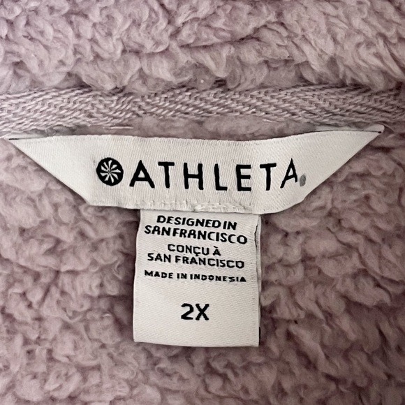 Athleta Tugga Sherpa Jacket Shasta Purple - Picture 14 of 16